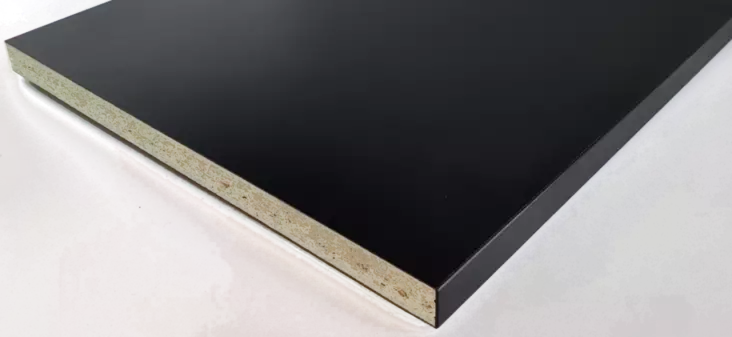 Hyllylevy melamiini musta 57cm x 207cm - Melamiini hyllylevyt - 0016941 - 1