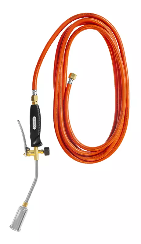 Hypex Nestekaasutoho 30mm / 410mm, liipaisimella ja 5m letkulla - Kaasupolttimet, tohot - 0020851 - 1
