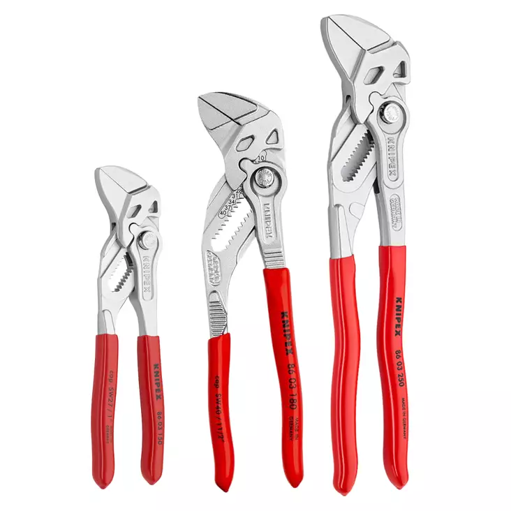 Knipex Pihtijakoavainsarja 3kpl - Putki- ja siirtoleukapihdit - 0020691 - 1