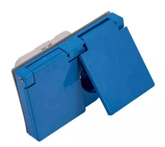 Kojepistorasia STR 2-os IP44 16A pinta - Työmaakeskukset - 0018891 - 1