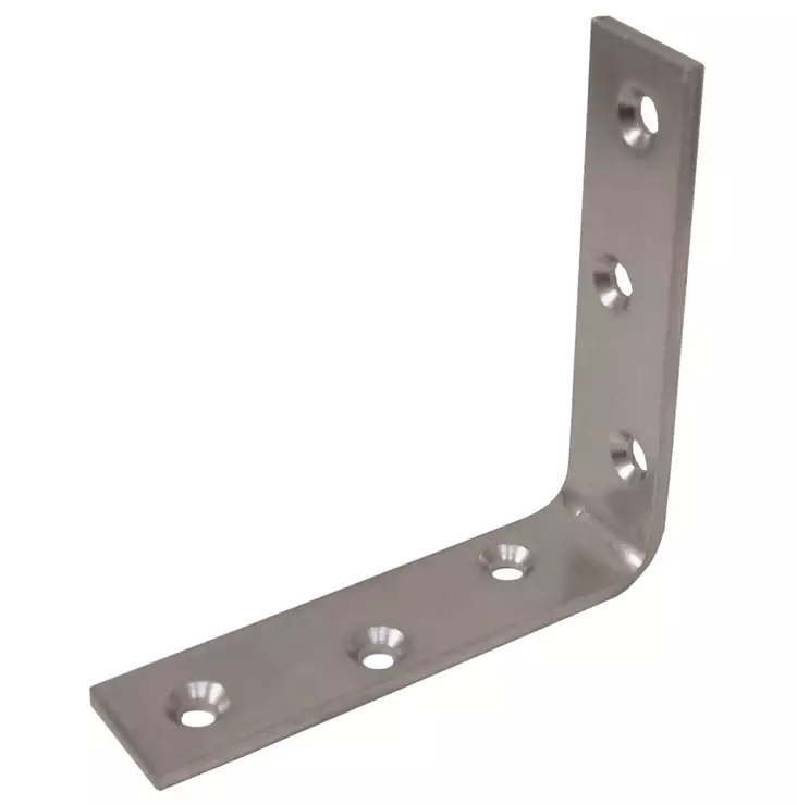 Kulmavahviste 18x60x60mm 4kpl sinkitty - Kalusteasennus kulmalevyt - 0001951 - 1