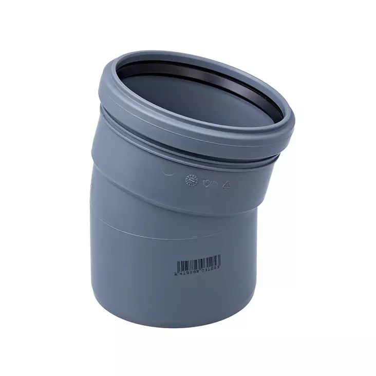 Kulmayhde 110mm 15 ast. - 110mm viemäriosat - 0018621 - 2