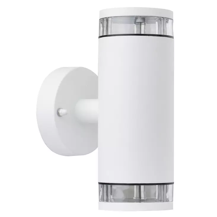 Led Energie Seinävalaisin BONN 2xGU10 ylös&alas, valkoinen - Ulkovalaisimet - 0004221 - 1