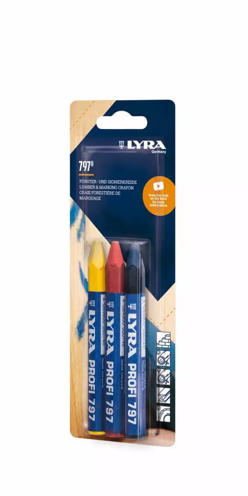 Lyra Profi Öljyliitu 797 3kpl 3-väri KP - Merkkauskynät ja tussit - 0008111 - 1