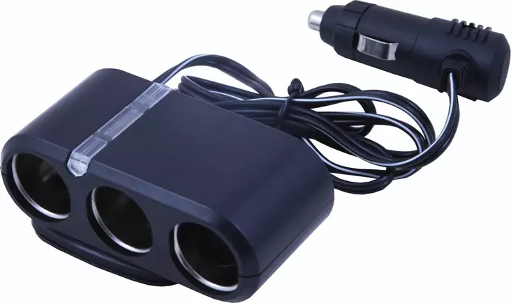 M+ 3-osainen pistorasia musta - Johdot ja asennustarvikkeet - 0008241 - 1