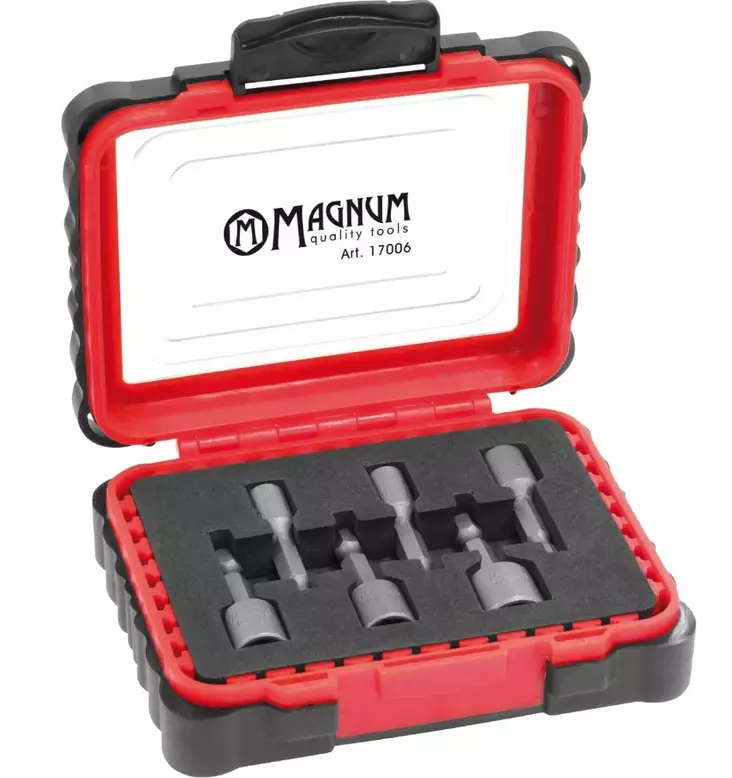 Magnum Magneettihylsysarja 6-os. - Porakonehylsyt ja hylsypitimet - 0014631 - 1