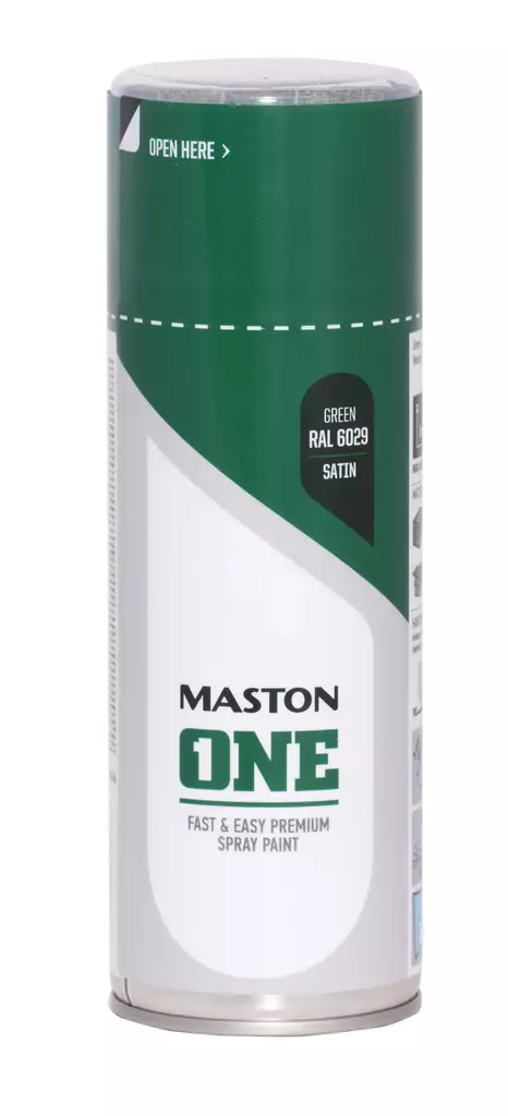 Maston spraymaali ONE - Satiini Vihreä RAL6029 400ml - Spraymaalit - 0000121 - 1