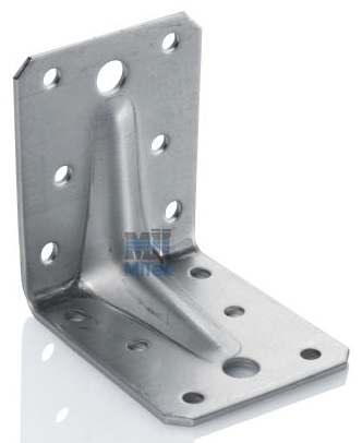 Kulmalevy RST A2 70x70x55x2,5mm vahvistettu - Kulmalevyt - 0012371 - 1