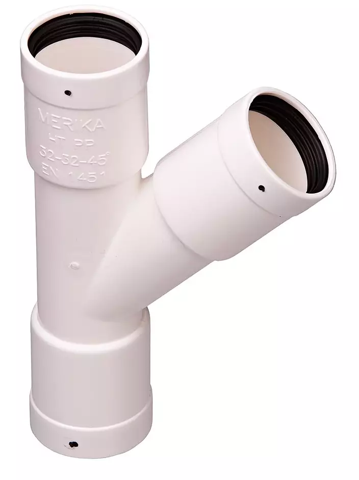 Muhvihaara Y-haara 32/32mm - 32mm viemäriosat - 0018211 - 2