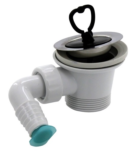 Opal pohjaventtiili 1 1/2 1-poistolla - Hajulukot ja tarvikkeet - 0007821 - 1