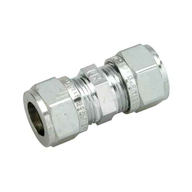 Opal puserrusväliliitin 12mm kromi - Puserrusliittimet - 0007561 - 1