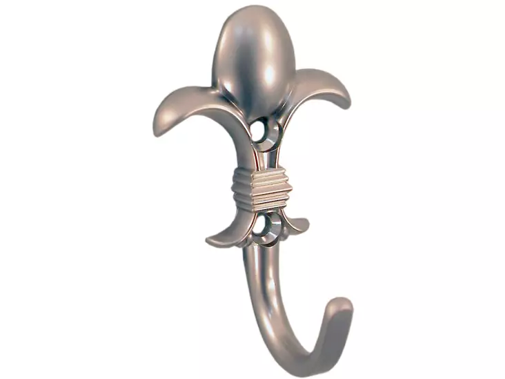 Pisla Carrara vaatekoukku mattakromi - Vaatekoukut - 0002031 - 1