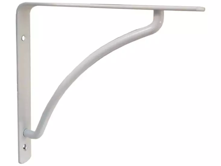 Pisla hyllynkannatin Aqua 130x130mm valkoinen - Metalliset hyllynkannattimet - 0001861 - 1