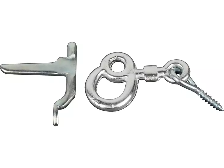 Pisla sormihaka 55mm 2kpl alumiinivalettu/kiillotettu - Sokat, haat, sakkelit - 0002071 - 1