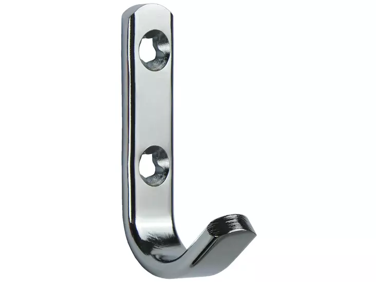 Pisla vaatekoukku 18x45x80mm kromattu - Vaatekoukut - 0002001 - 1
