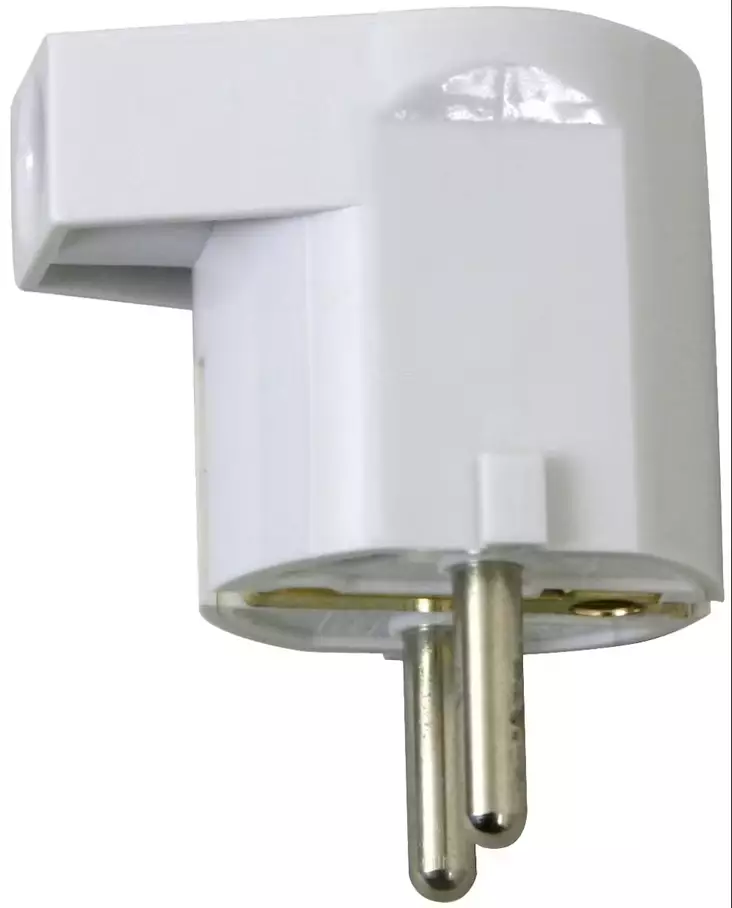 Pistotulppa kulma IP20, valkoinen - Pistotulpat ja roikanpäät - 0021361 - 1