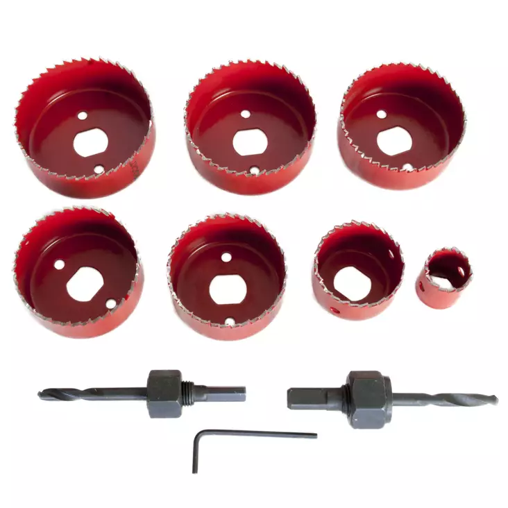 Procat reikäsahasarja 9os. - Reikä- ja kuppiteräsarjat - 0003181 - 1