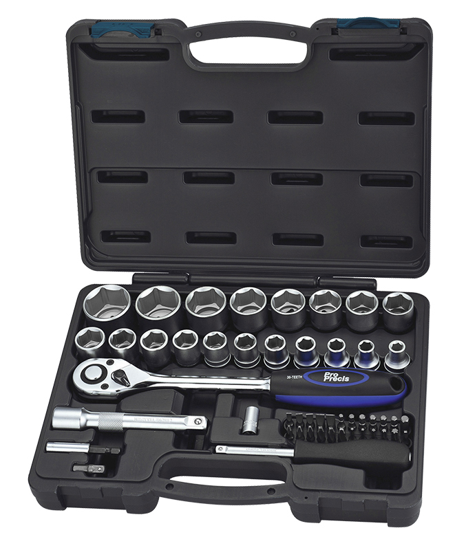 Pro Precis Hylsysarja 49-os. 1/2" 8-32mm - Hylsy- ja työkalusarjat - 0005591 - 1