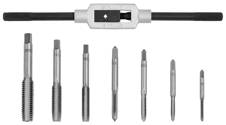 Pro Precis Kierretappisarja 7-os. M3-M12 - Kierretyökalusarjat - 0006191 - 1
