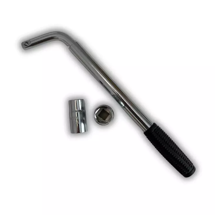 Rengasavain teleskooppivarrella 1/2" + hylsyt 17mm ja 19mm - Renkaanvaihtotyökalut - 0018351 - 1