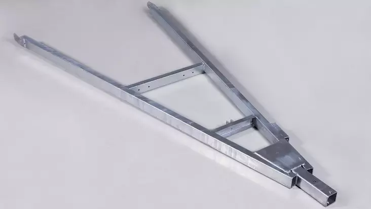 Respo vetoaisa 125cm leveään kärryyn - Kuulakytkimet ja vetokoukut - 0016711 - 1