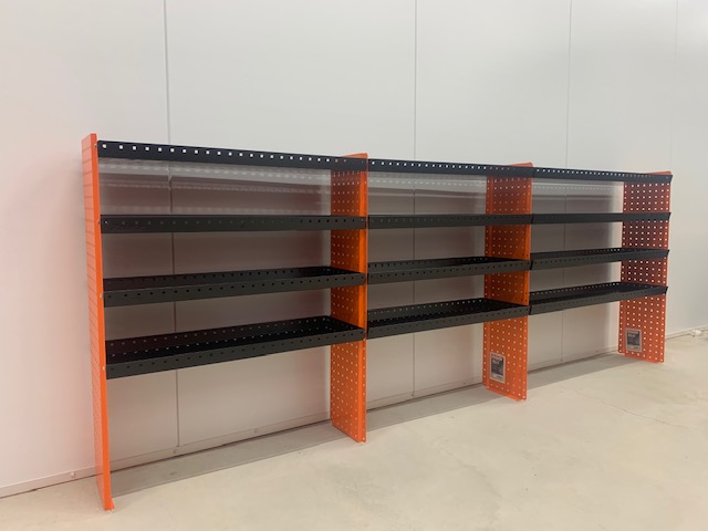 Hammer pakettiautohyllystö 1200x3240mm - Pakettiautokalusteet ja -hyllyt - 0014591 - 1