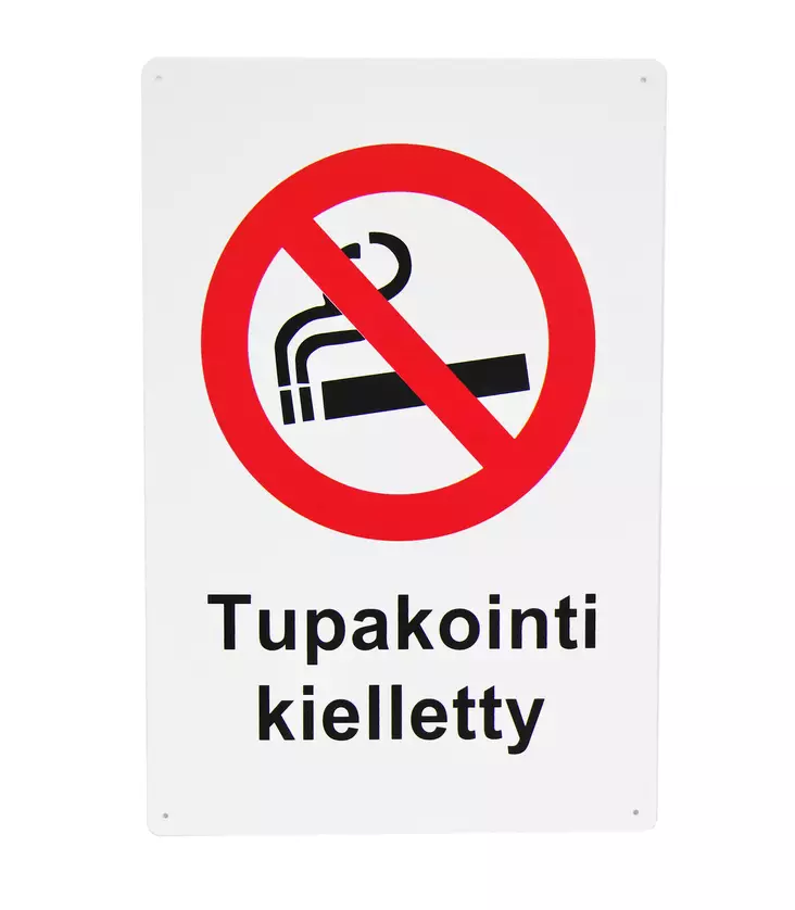 SafeMate Varoitusmerkki tupakointi kielletty, 20 x 30 cm - Ohjekyltit - 0004041 - 1