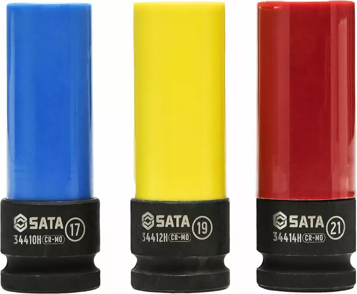 Sata Alumiinivanne konehylsy 1/2", 3-os. - Hylsy- ja työkalusarjat - 0020061 - 1