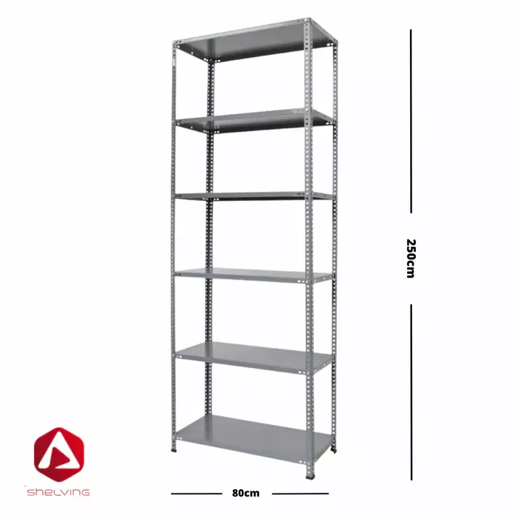 Shelving varastohylly 250x80x50cm - Varastohyllyt - 0016491 - 1