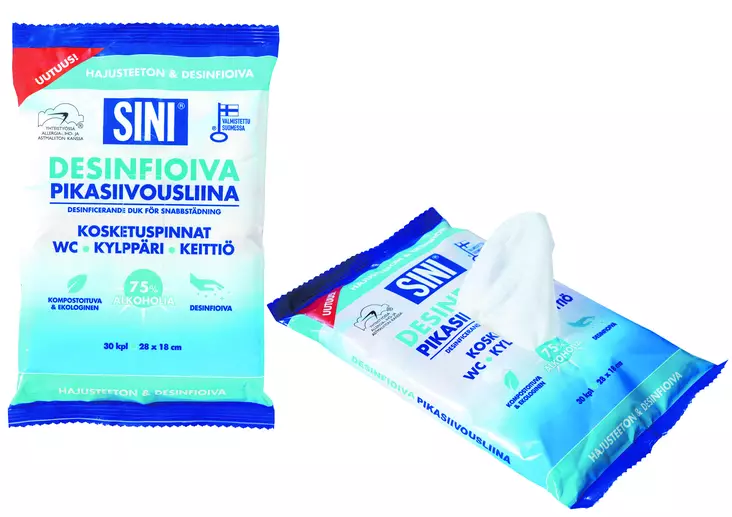 Sini Desinfioiva pikasiivousliina 30kpl - Siivousvälineet - 0014301 - 1