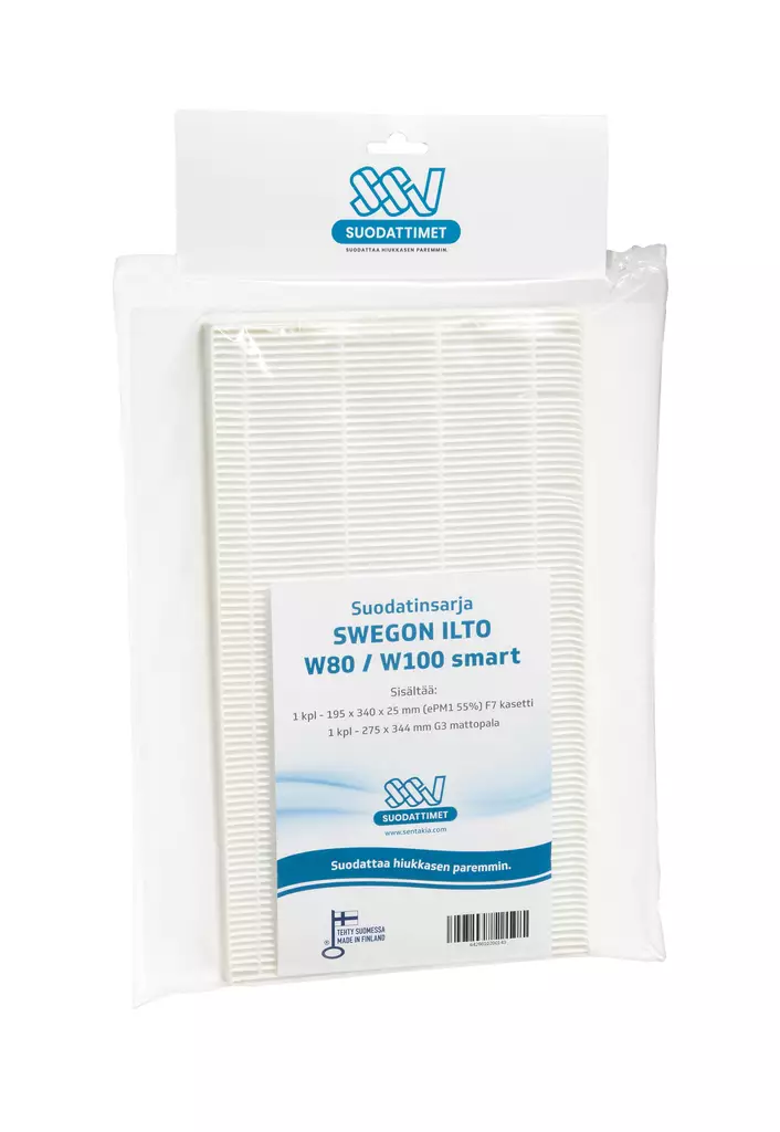 SSV Swegon Ilto W80 / W100 Smart Ilmanvaihtokoneen suodatin - Ilmanvaihtokoneen suodattimet - 0002721 - 1