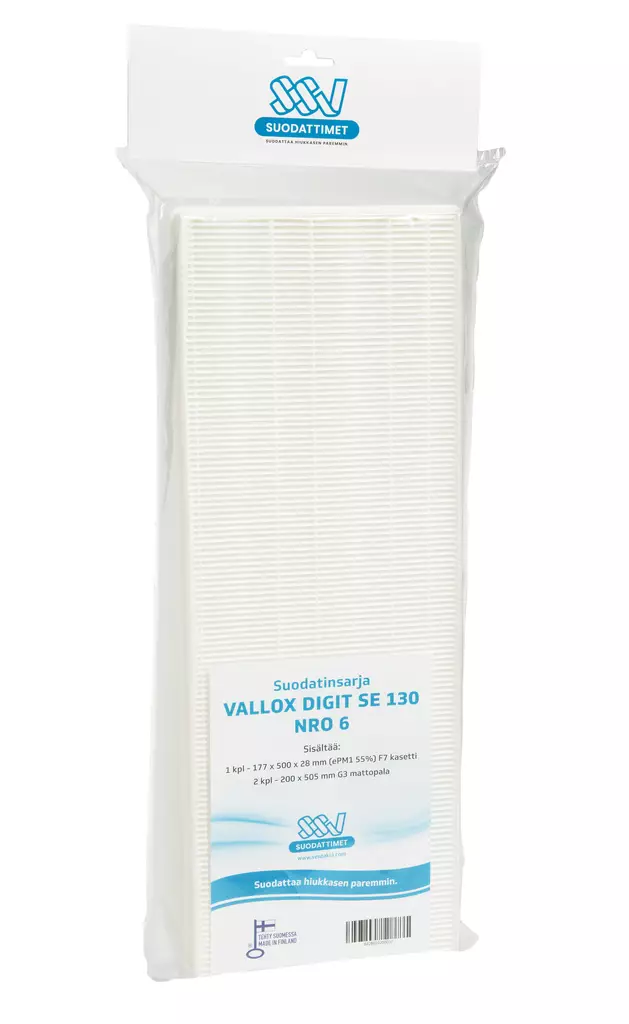 SSV Vallox Digit SE 130 NRO 6 Ilmanvaihtokoneen suodatin - Ilmanvaihtokoneen suodattimet - 0002731 - 1