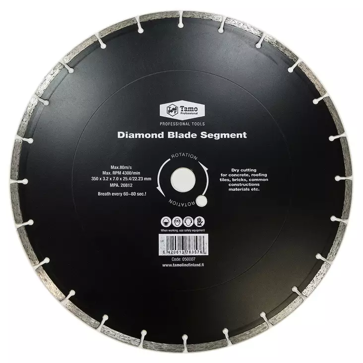 Tamo timanttikatkaisulaikka 350mm segmentti - Timanttilaikat - 0002941 - 1