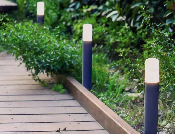 Ulkovalosarja 3-osainen IP44 3x200lm 3x3W 3000K tummanharmaa - Ulkovalaisimet - 0019581 - 1