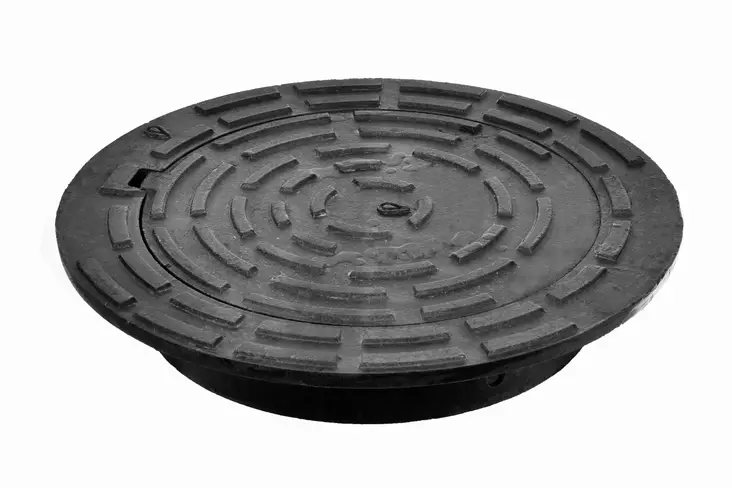 Valurauta kaivonkansi 315mm umpi - Salaoja ja sadevesitarvikkeet - 0015591 - 1