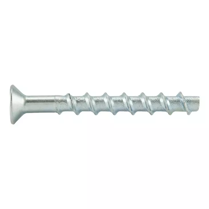 Wurth betoniruuvi ZN uppokanta 6x80mm 5kpl - Betoniruuvit - 0012011 - 1