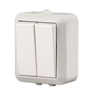 ABB Kosti pintakytkin 5 IP44 1065SWP - Pinta-asennus rasiat ja kytkimet - 0007402 - 1