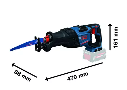 Bosch Expert Akkupuukkosaha runko EXSA18V-32 + L-Boxx - Akkupuukkosahat - 0021672 - 2