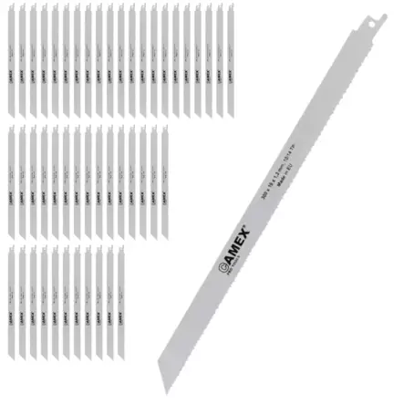 Camex Puukkosahanterä 300x19x1.3mm 50kpl - Puukkosahanterät puu/metalli - 0020482 - 1