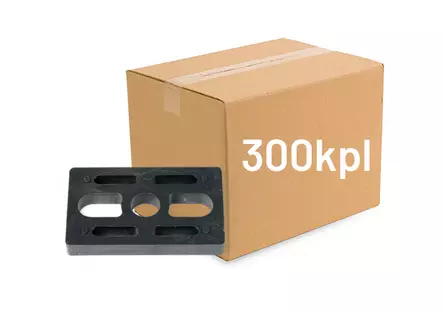 Elementin asennuspala 50x80mm x 10mm 300kpl - Raudoitus, valu - 0015112 - 1