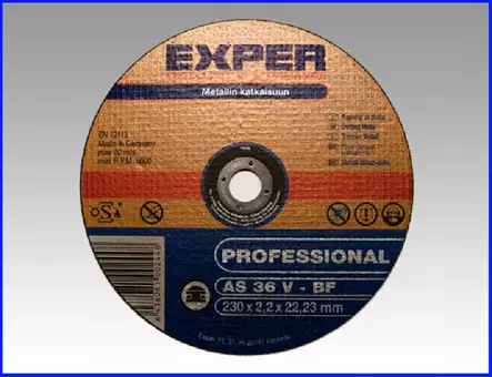 Exper Katkaisulaikka metallille 125x2,2mm AS36V - Katkaisulaikat - 0003522 - 1