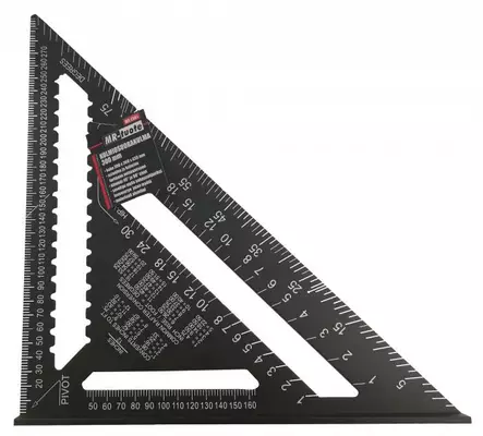 Kirvesmiehen kolmiosuorakulma 300 mm - Viivaimet ja suorakulmat, kulmamitat - 0006732 - 1