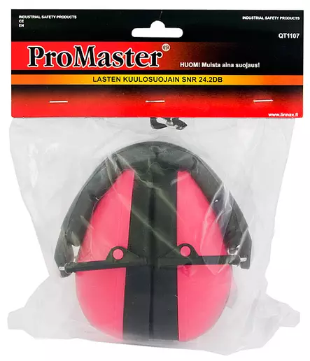 Promaster Lasten kuulosuojain SNR24.2DB pinkki - Kuulosuojaimet - 0022082 - 2