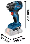 Bosch Akkukonesarja 18V porakone+ruuviväännin 2x4Ah - Akkukonepaketit - 0000532 - 3