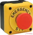 Hätä-Seis painike - Pinta-asennus rasiat ja kytkimet - 0019662 - 1