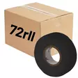 Kangasteippi musta 24mm 25m 72rll (LTK) - Erikoisteipit - 0021962 - 1