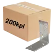 Kulmalevy RST A2 40x40x20x2mm 200kpl (LTK) - Kulmalevyt - 0022372 - 1