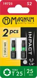 Magnum Kärki Impact 2kpl T15 25mm - Ruuvauskärjet - 0016442 - 3