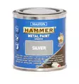 Maston maali Hammer Sileä hopea 250ml - Metalli- ja ruosteenestomaalit - 0000252 - 1