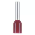 Wurth johdonpäähylsy eristetty 1,5x8mm punainen 100kpl - Liittimet ja tarvikkeet - 0010682 - 1